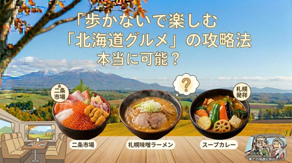歩かないで楽しむ「北海道グルメ」の攻略法