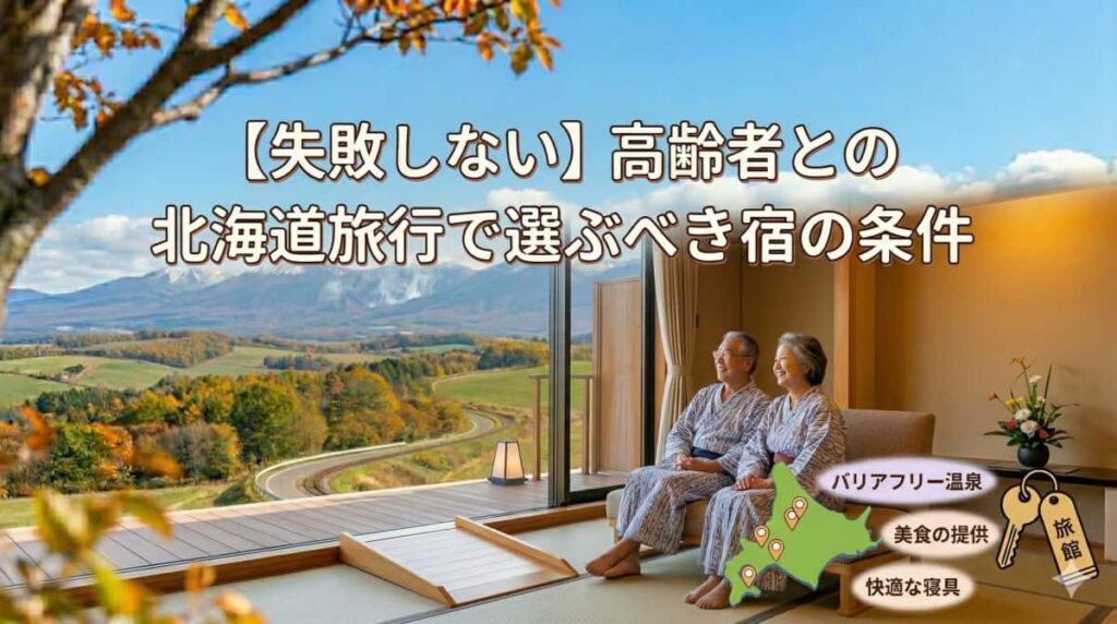 【失敗しない】高齢者との北海道旅行で選ぶべき宿の条件